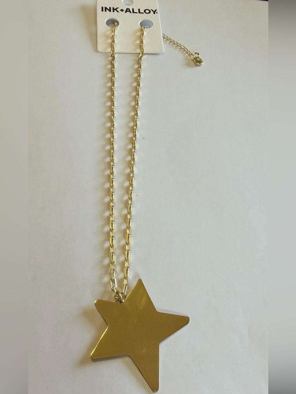 INK + ALLOY Gold Star Pendant Necklace